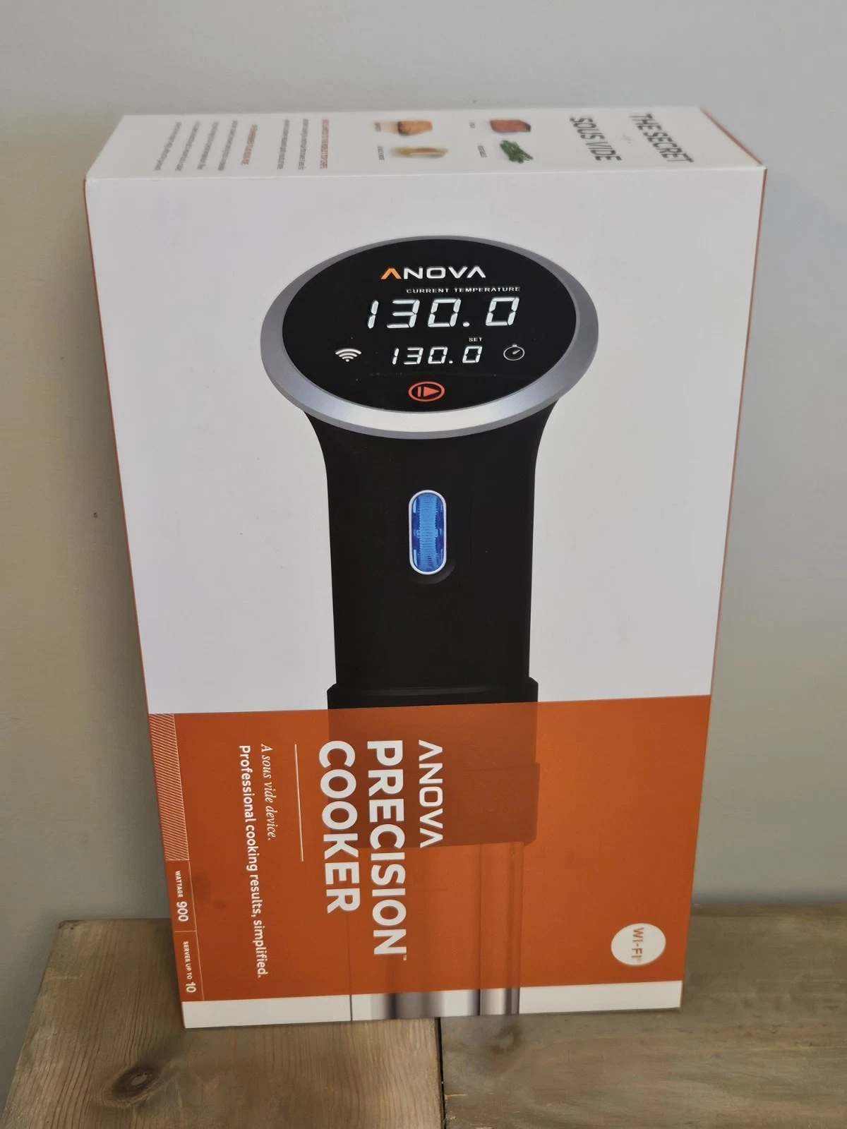 Anova Wi-Fi Precision Cooker 900 Watt Sous Vide Device Bluetooth A3.2 Open Box