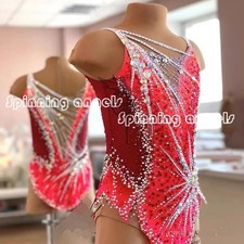 Rhythmic Gymnastics Leotards Artistic Gymnastics Leotards Jeweled pink
