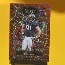 2022 Panini Select Draft Picks - Concourse Chris Long #79 Red Lazer Prizm