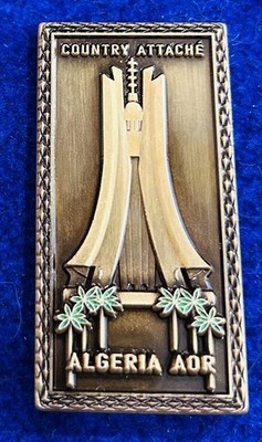 DEA ALGERIA North Africa Challenge Coin