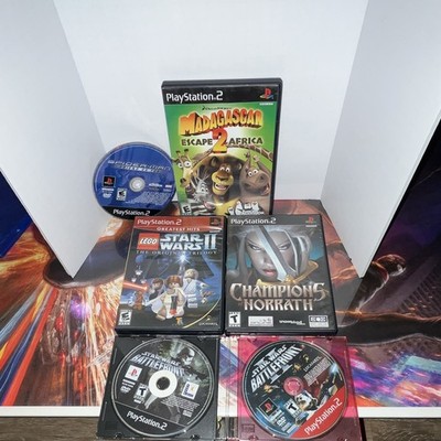 Ps2 6gameslot Star Wars Madagascar Champions of Norrath SomeCIB Read Description
