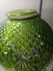 Rare Le Smith  Green Fairy Lamp  Shade,Details And Colors  1970   — photo 3