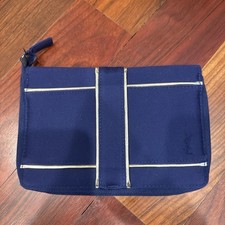 Yves Saint Laurent YSL Cosmetic Cream Zippered Makeup Pouch with mirror