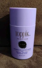 Black Toppik Hair Filler Volumizing Micro Fibers Fuller Thicker 0.42oz Brand New