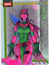 2026 Topps Chrome Marvel Comics #18 Blink Storm's Lightning Refractor