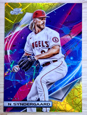 Noah Syndergaard /50 👽2022 Topps Cosmic Chrome - Gold Interstellar - Angels