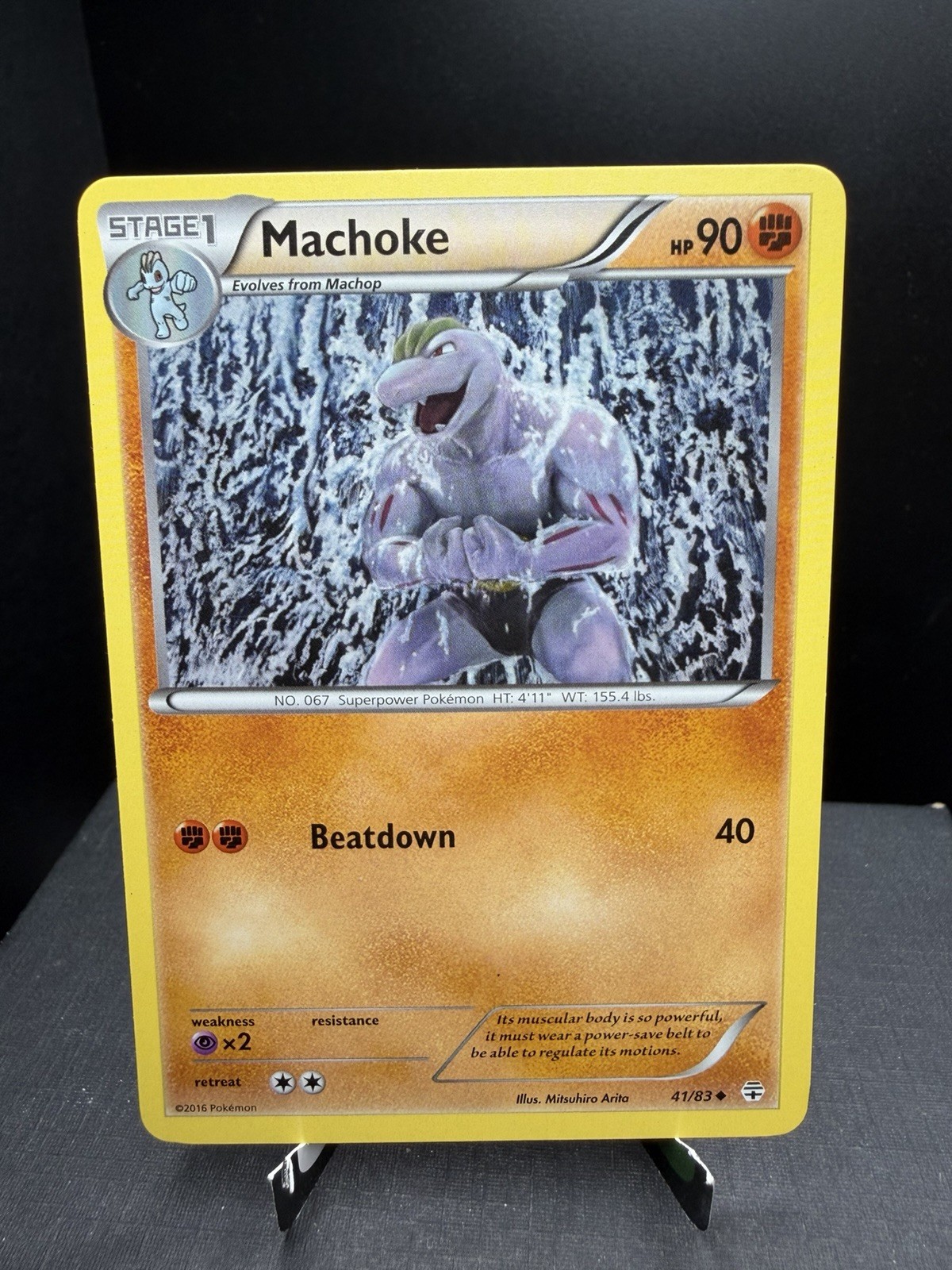 Pokemon TCG XY Generations Machoke 41/83 Uncommon LP/NM