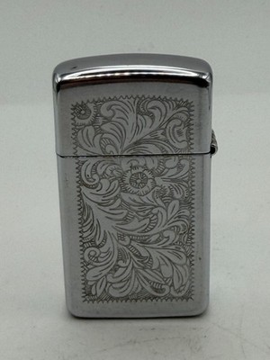 Vintage 2006 Venetian High Polish Chrome Slim Zippo Lighter | eBay