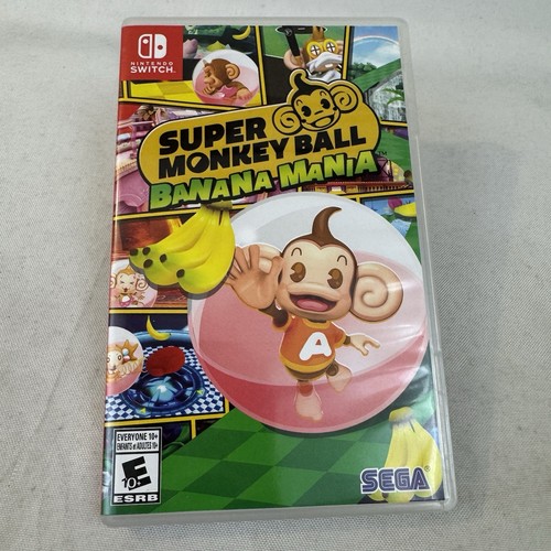 Jeu Switch Super Monkey Ball Banana Mania - Version USA (Anglais/Français/Espagnol) - Neuf Sous Blister