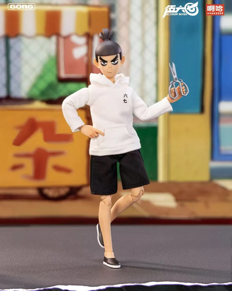 GONG ANIME SCISSOR SEVEN WU LIUQI 1/8 ARTICULATED FIGURE TOYS DISPLAY - Image 2 of 4