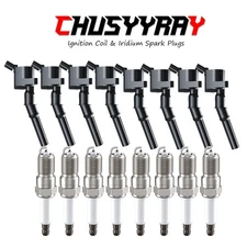 8X Ignition Coil & 8X Iridium Spark Plug For Ford F150 F250 4.6 5.4L DG508