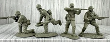 Conte Collectibles WWII Lot Of 4 Poses German Toy Soldiers 54mm