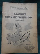 1953 Powerflite Automatic Transmission - Chrysler Corporation