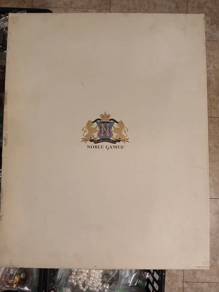 NOBLE GAMES BACKGAMMON LEATHER & WOOD GAME BOARD LIMITED EDITION - Image 2 of 4