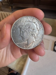 U.S. 1934 Peace Dollar $1 Coin