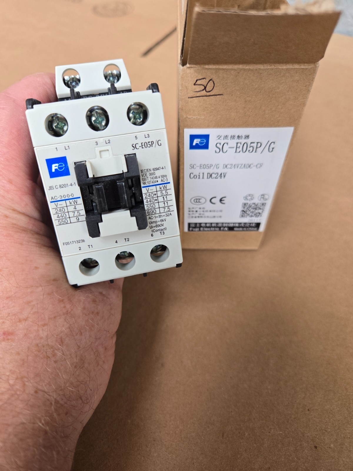 FUJI SC-E05P/G 24VDC Contactor Coil Circuit-breaker