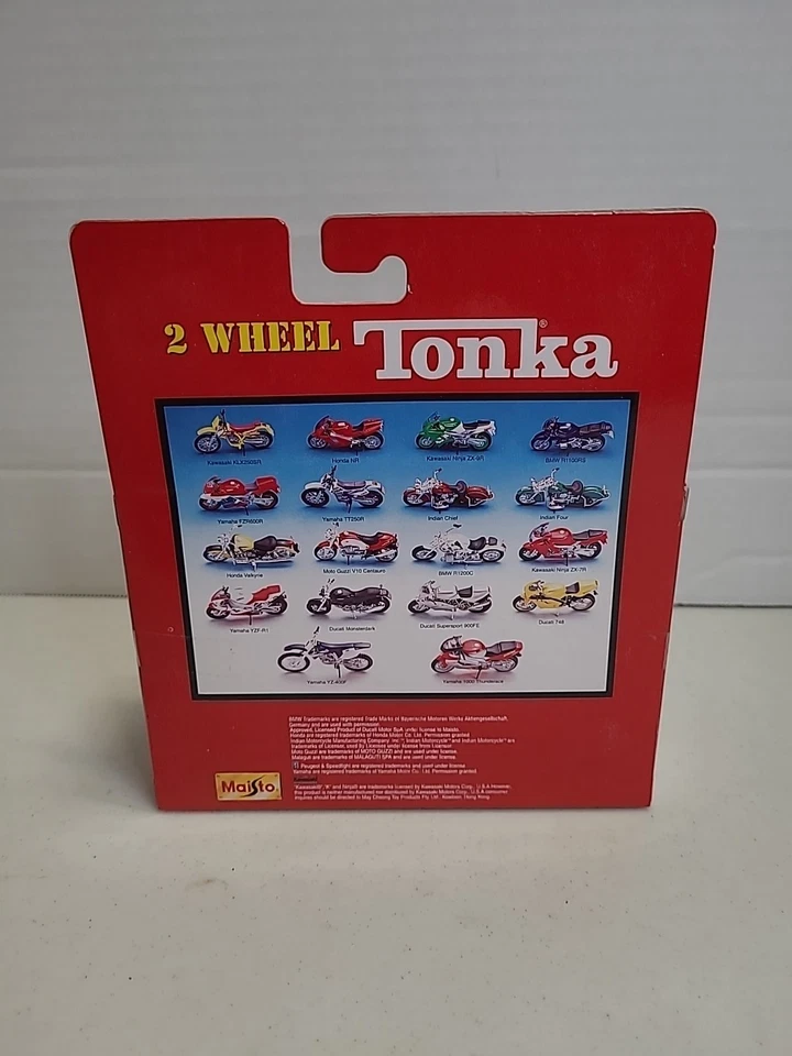 MOTO TONKA TRIUMPH Thunderbird 2000 escala 1:18 fundido a presión nueva serie 2 Foto 4 de 4