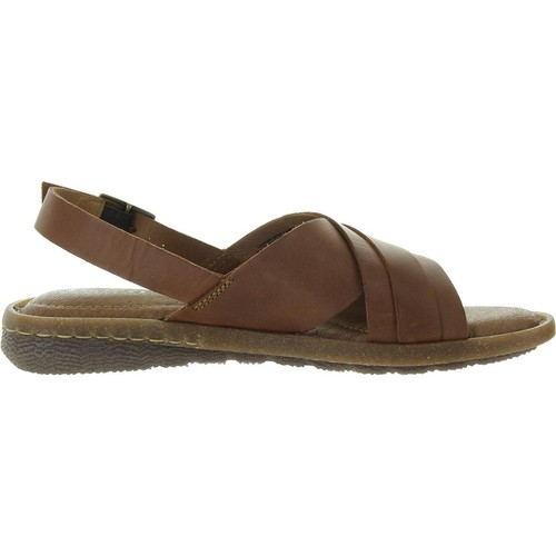 Born Womens Marina Buckle Leather Flatform Sandals BHFO 7310 - Picture 3 of 12