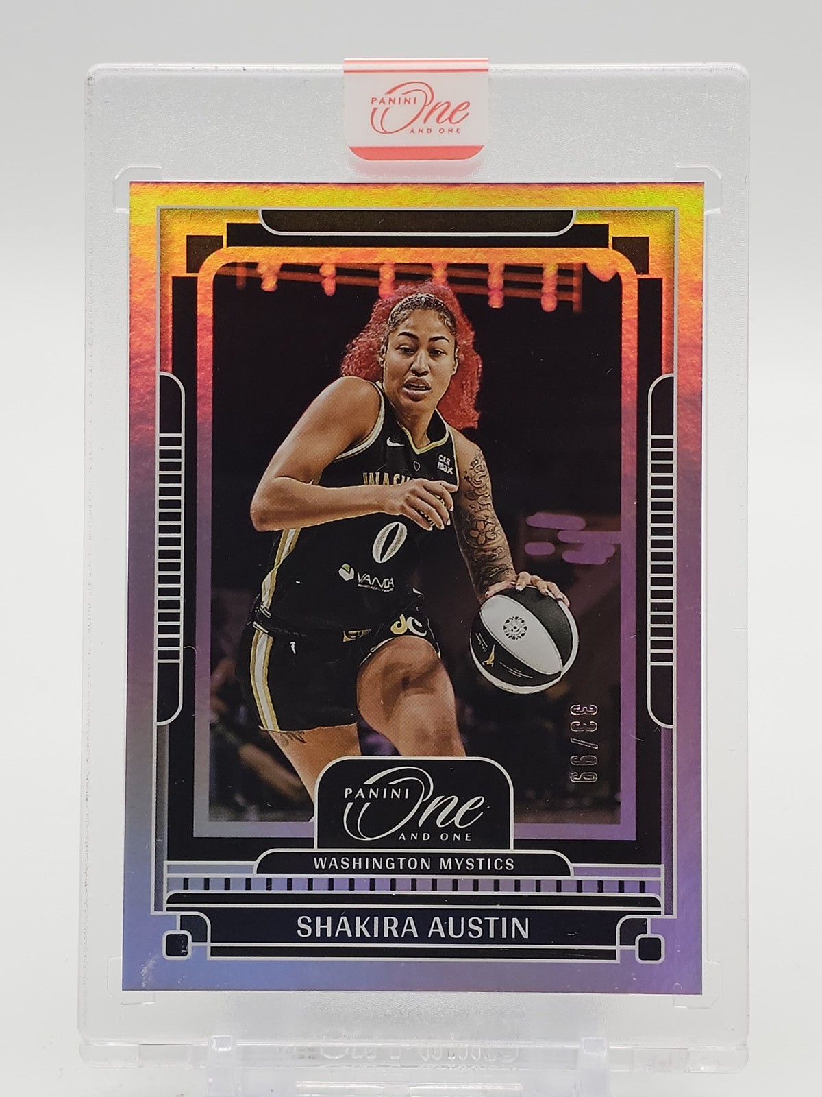 SHAKIRA AUSTIN 2025-26 PANINI ONE AND ONE BASKETBALL #34 /99 MYSTICS Q5908