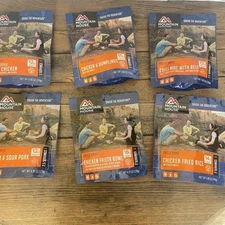 Mountain House Freeze Dried Food Lot of 6 Pouches Exp 2046 Various Flavors