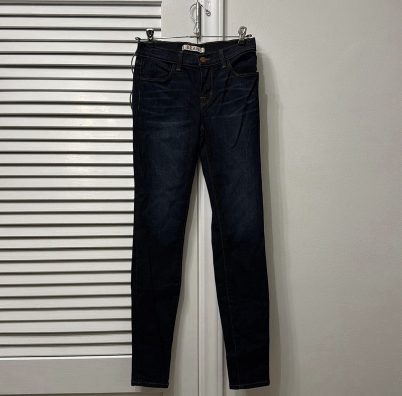 JBrand Blue Jeans SZ 25 Super Skinny 98% Cotton Pants 2% Elastic