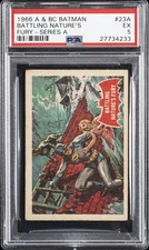 1966 A & BC BATMAN SER A #23A BATTLING NATURE'S FURY PSA 5