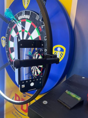 Handyhalter für Dartlicht Ring passend für Target Omni 