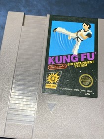 Kung Fu Nintendo NES Original Early Release CAN Made in Japan