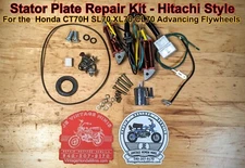 Stator Plate - Rebuild Kit For Hitachi Flywheels - Honda CT70H SL70 XL70