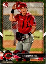 2018 Bowman Prospects Camo (retail) BP133 Tyler Stephenson - Cincinnati Reds