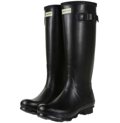 HUNTER ORIGINAL FIELD BOOT schwarz Damen Wellies große Wellingtons