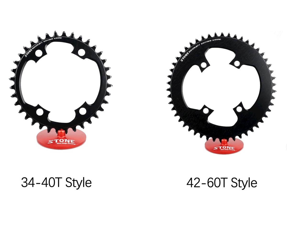 Stone Round Chainring 107BCD for Sram Rival Road Bike 34T to