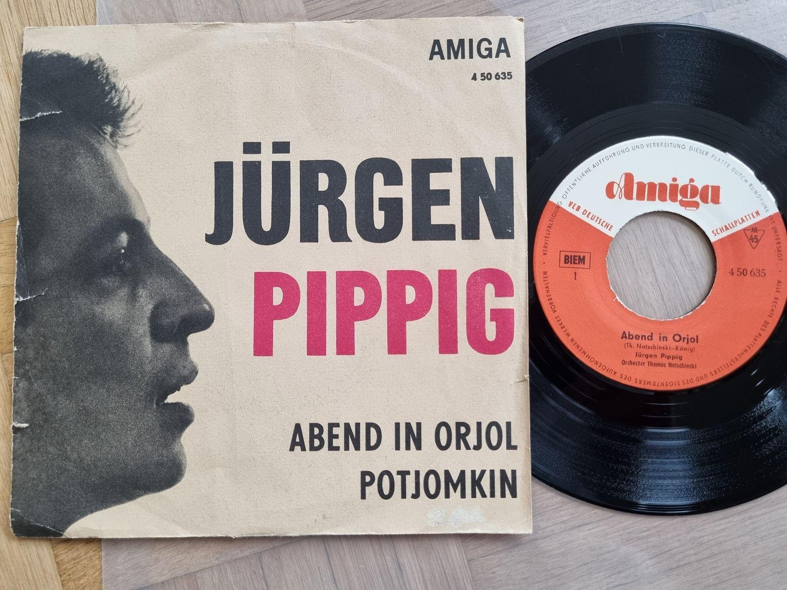 7"" Single Jürgen Pippig - Abend in Orjol Vinyl Amiga