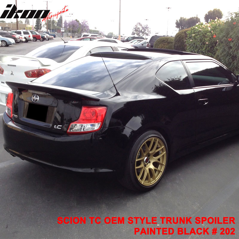Fits 1116 Scion tC OE Style Rear Trunk Spoiler Wing ABS Lip Painted