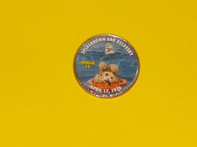 Colorized Kennedy Half Dollar - Space Program - Apollo 13 Splashdown ...