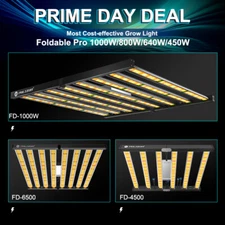 Phlizon FD4500 6500 1000W LED Grow Light Full Spectrum Commerial Bars Hydroponic