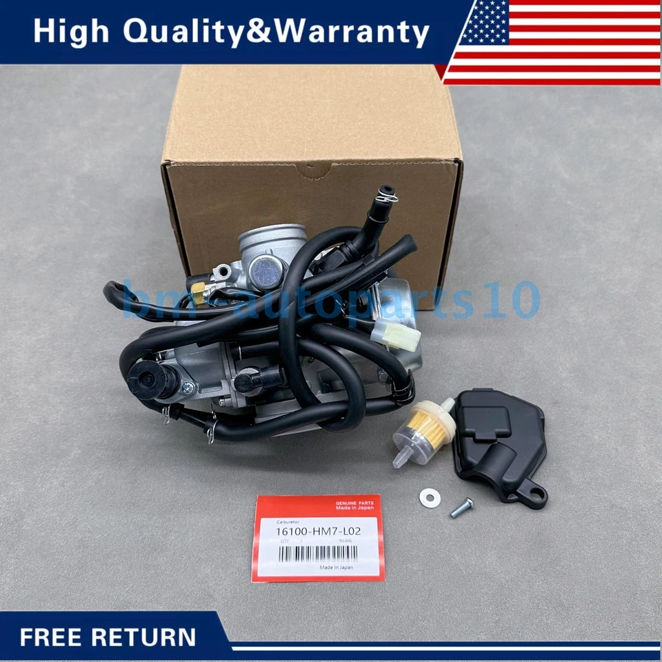 New! Carburetor For Honda foreman 400 FourTrax foreman 400 16100-HM7-L02 ATV US Foto 4 de 4