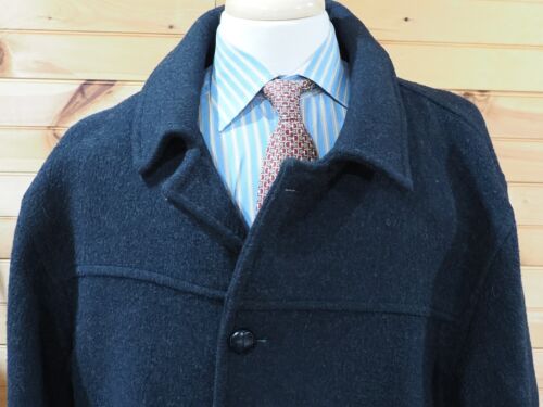 Brooks Brothers Dark Gray Heavy Wool Duffle Coat Made England Size Large - Picture 2 of 8