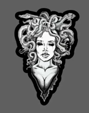 Medusa Sticker Snakes Beauty Waterproof Fantasy Mythology Gift NEW