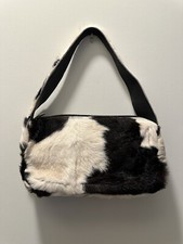 Cuero & Moda Real Cowhide Hairon Leather Tote Bag Women Hand Bag. M