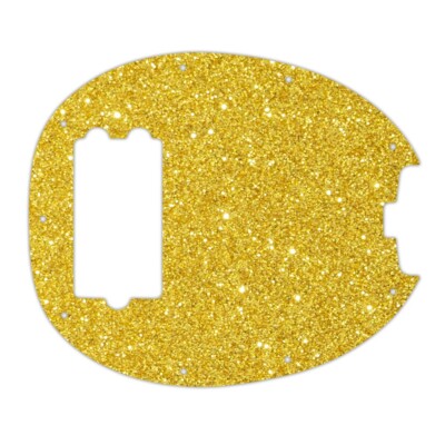 Music Man StingRay Classic 4 str Bass pickguard gold sparkle