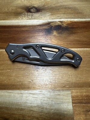 Gerber Mini Paraframe Knife Frame Lock Plain Edge Blade | eBay