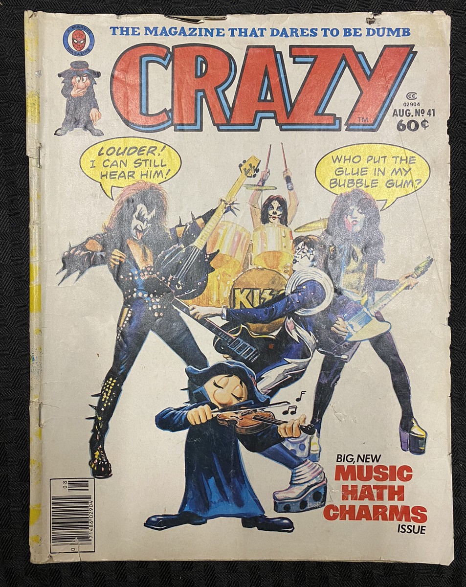 Crazy 41 A Marvel Magazine Featuring KISS Band Cover Volume 1 By