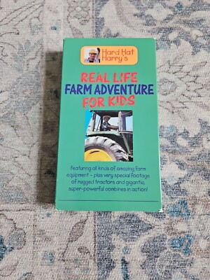 Hard Hat Harry's Real Life Farm Adventure For Kids VHS 1995