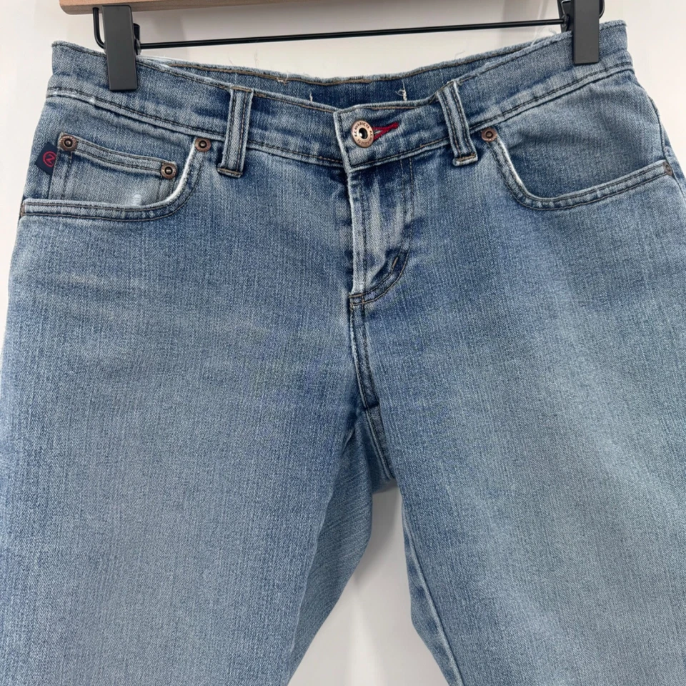 Pantalones Cortos de Jean Z Cavaricci Mujer 3 Azul Vintage Años 90 Bermudas Denim Tiro Bajo Elastizados Foto 3 de 4
