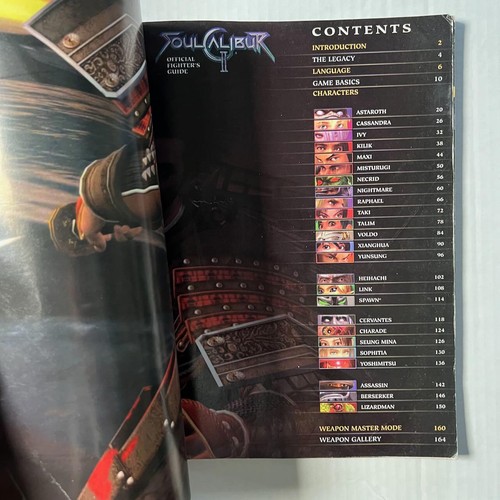 Brady Games Soul Calibur II Official Fighters Guide Signature Series NAMCO Zelda - Picture 10 of 13