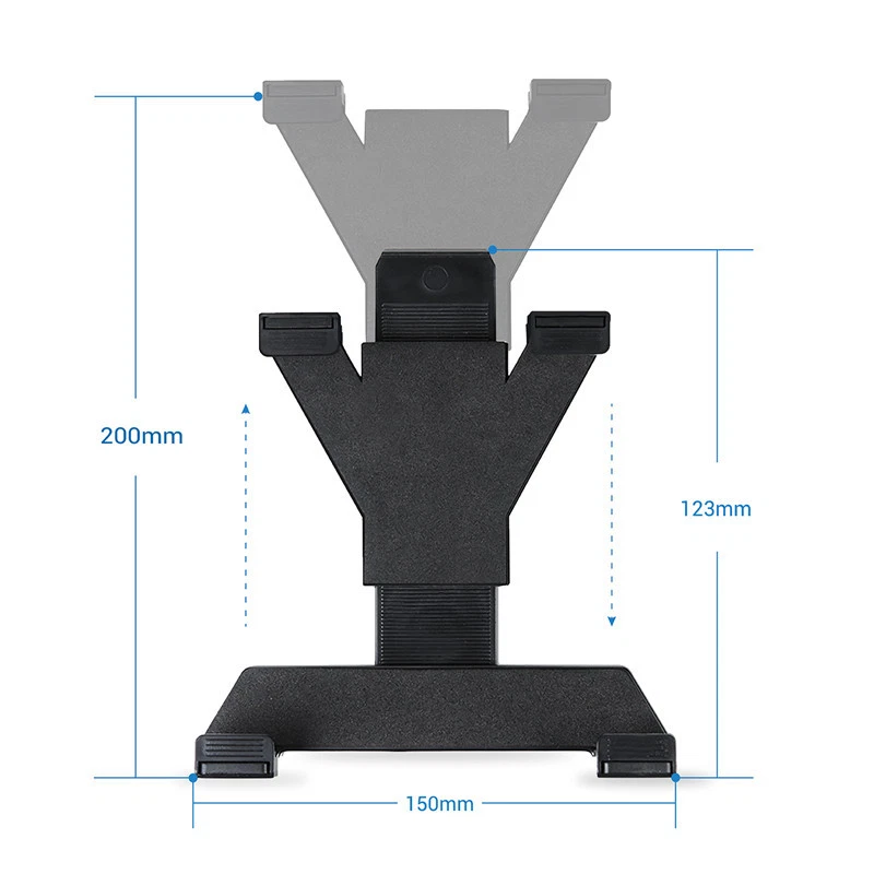 360 Degree Tablet Car Holder 7"-10" Universal Car Back Seat Headrest Mount Stand - Image 4 of 4