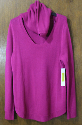 Sigrid Olsen Womens New $309 2 Pc Pullover Sweater + Scarf Set M Medium 8 10 NWT