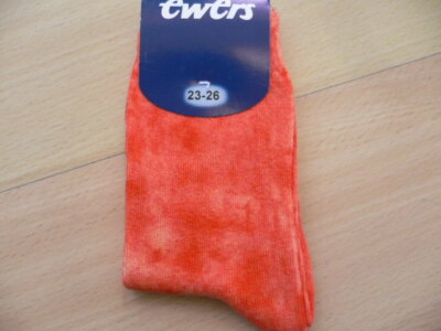 EWERS MÄDCHEN SOCKEN orange 1 x Gr.23-26,35-38