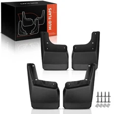 4x Splash Guard Mud Flaps Mudguards Rear & Front for Hummer H2 2003-2009